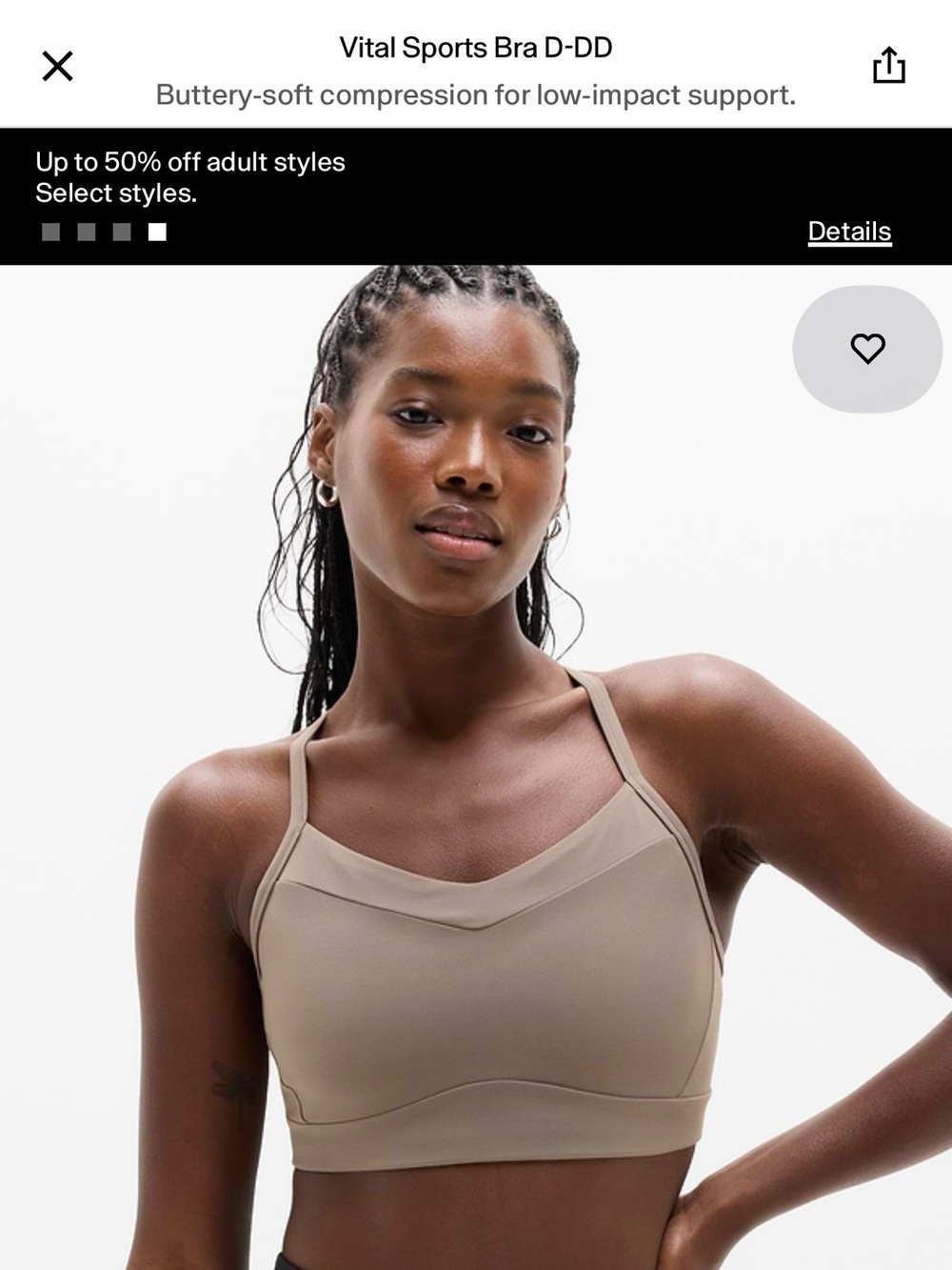 Athleta sports bra nwt